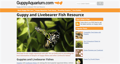 Desktop Screenshot of guppyaquarium.com